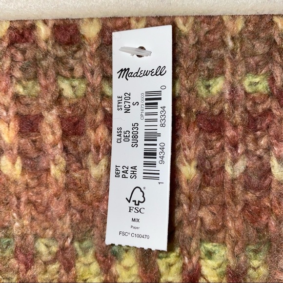 Madewell Cropped Cardigan Sweater NWT - Picture 8 of 11